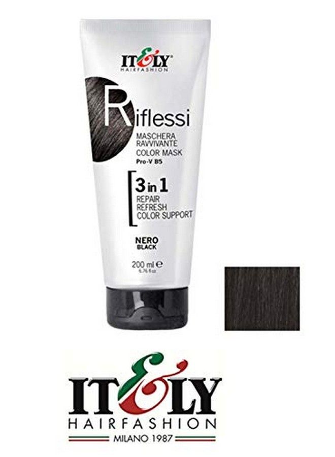 IT&LY Itly Riflessi Color Renewal Mask Masque 6.76Oz Nero Black - Image 4