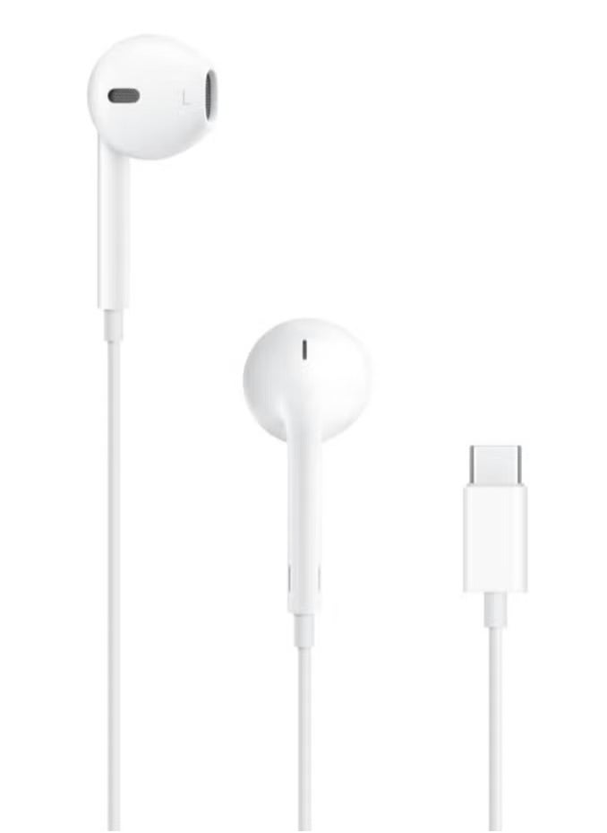 ELTRAZONE - Earpods with USB-C, Wired Earbuds with Microphone & Volume Control – In-Ear Headphones for iPhone 15 Pro Max, iPad Pro/Air, Samsung | High-Quality Sound, Comfortable Fit – White - Image 1