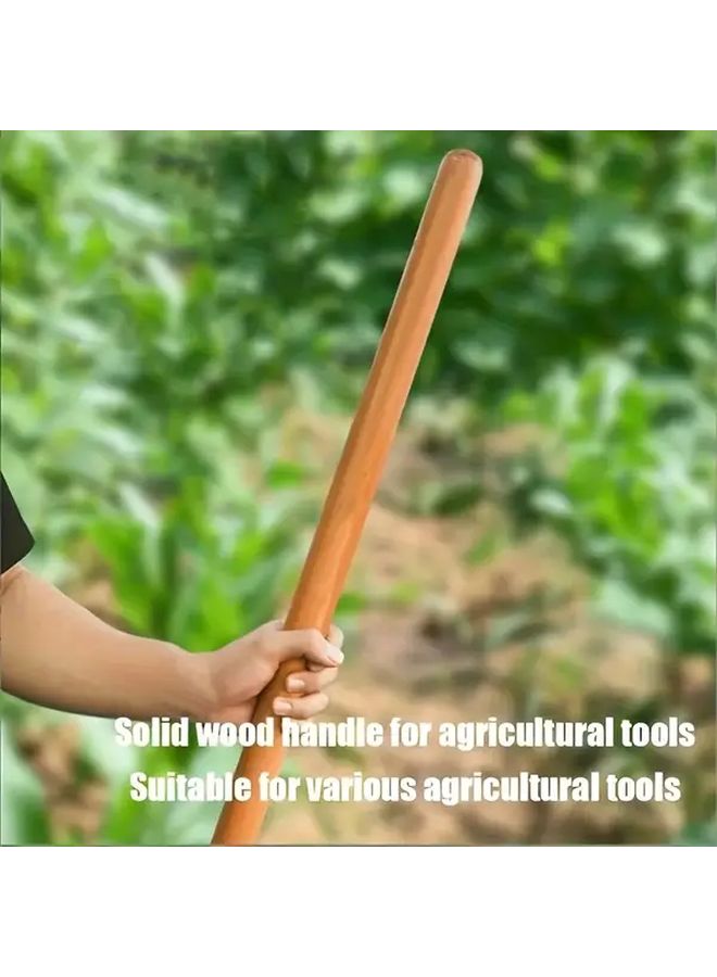Solid Wood Farm Tool Handles 47.24inch 55.12inch Durable Ergonomic Grip for Garden Forks Rakes Shovels Lawn Care Agricultural Use - Image 2