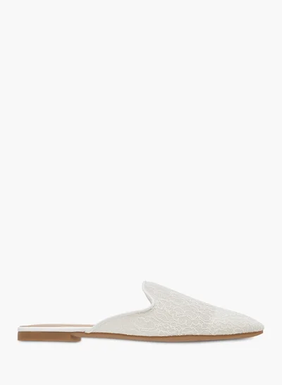 Celeste Womens Textured Slip-On Mules