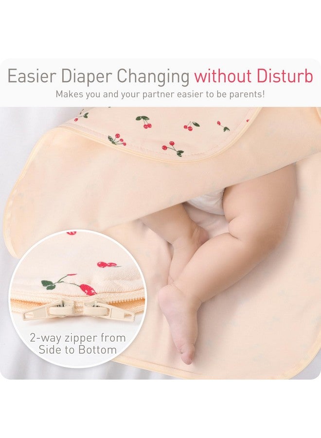 Knirose Transitional Swaddle Sack with Arms Up Length Sleeves and Mitten Cuffs, 2 Ways Zipper Sleeping Bag, Wearable Swaddling Blanket for Newborns Baby Boys Girls Sleep Sacks Snug Fit Calms Startle Reflex - Image 4