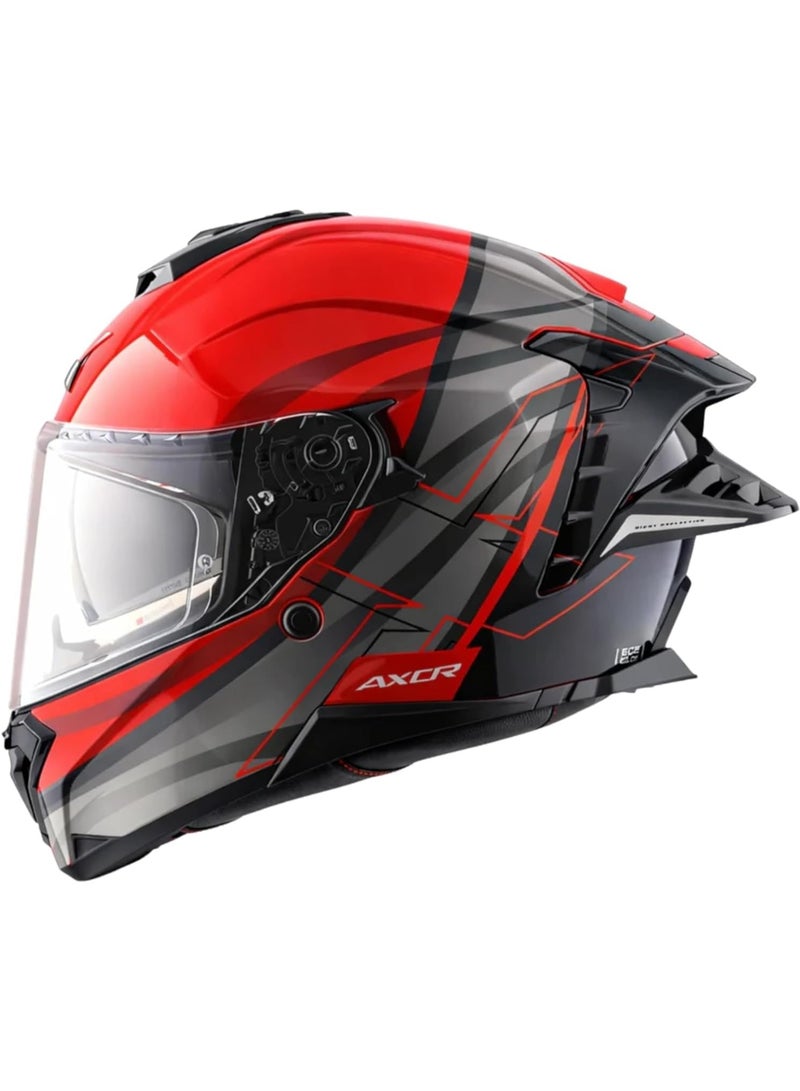 AXOR BRUTALE SURGES RED BLACK Helmet