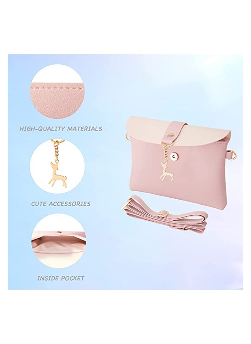 SYOSI - Small Crossbody Purse With Pendant,PU Leather Cross Body Shoulder Bag Phone Purse Handbags for Girls - Image 1