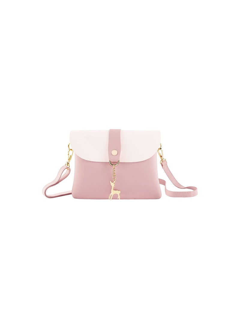SYOSI - Small Crossbody Purse With Pendant,PU Leather Cross Body Shoulder Bag Phone Purse Handbags for Girls - Image 1