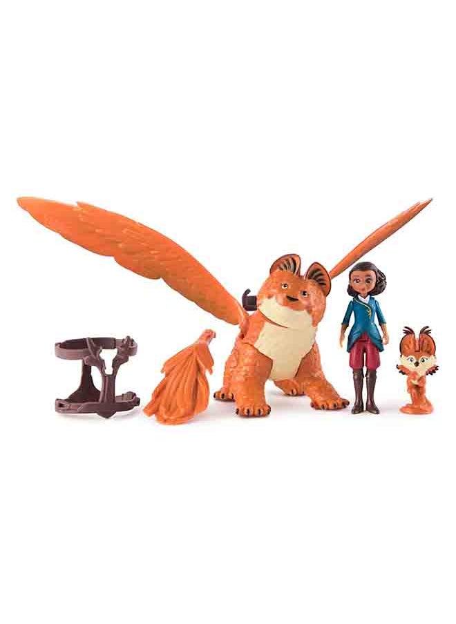 SPIN MASTER - Spellbound, Ellian 3.5-inch Doll, Deluxe Gryphon & Cub Collectible Action Figures Pack - Image 1