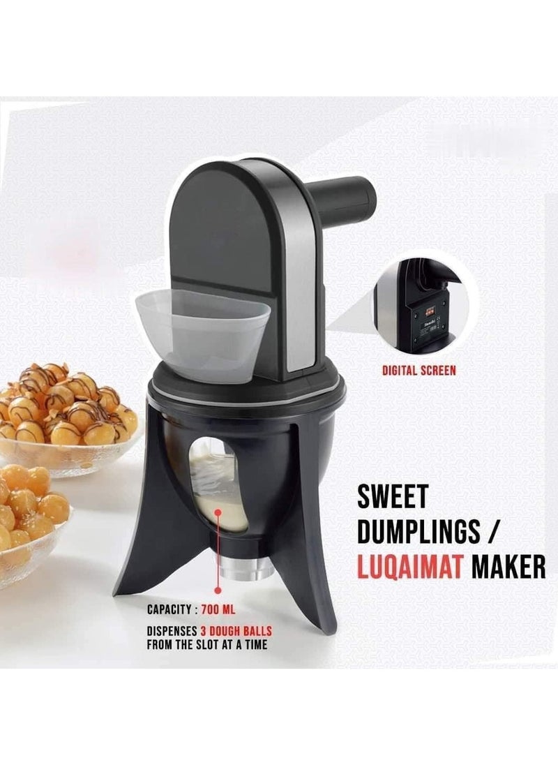 FEND Sweet Dumpling / Luqaimat Maker Equipped with Digital Screen Ideal for Making Traditional Luqaimat, Dumplings and Similar Treats  - Image 4
