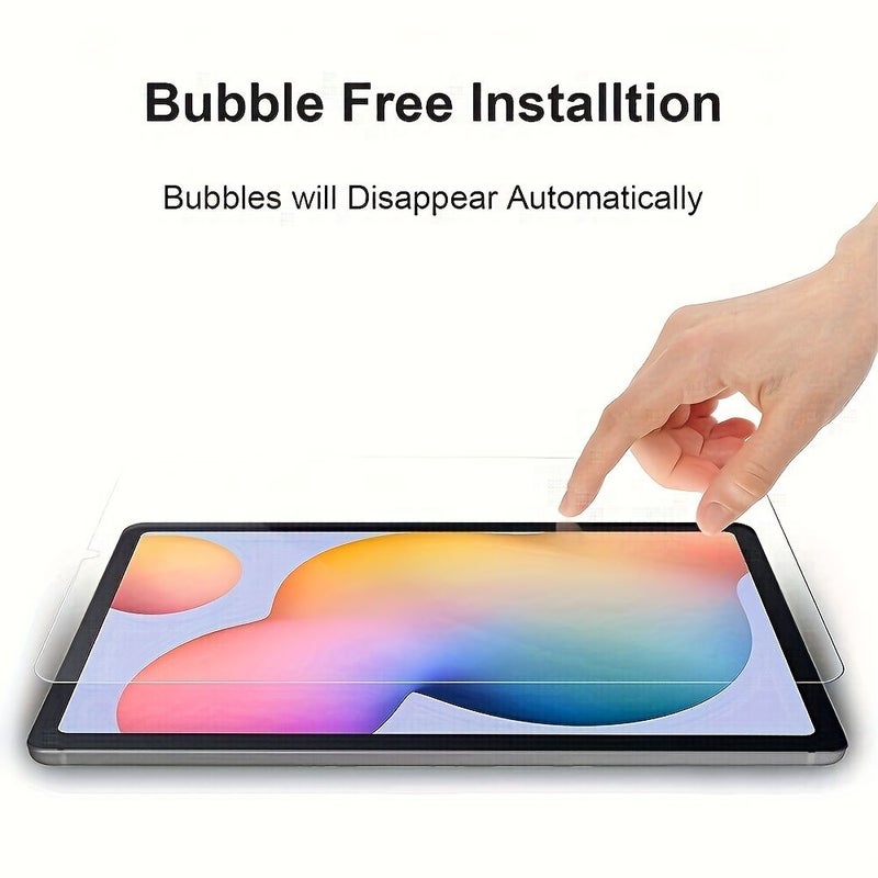 3 Screen Protectors for Galaxy Tab S6 Lite 10.4 Inch HD Tempered Glass 9H Hardness - Image 3