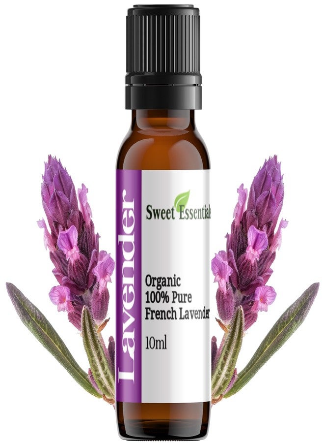 Sweet Essentials Premium Organic French Lavender Essential Oil | Imported from France - 100% Pure | Undiluted Therapeutic Grade | Aromatherapy | Perfect for Diffusers | Lavandula Dentate (10ml) - Image 1