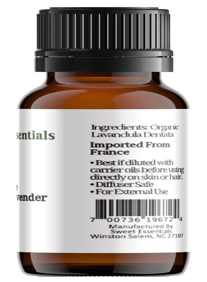Sweet Essentials Premium Organic French Lavender Essential Oil | Imported from France - 100% Pure | Undiluted Therapeutic Grade | Aromatherapy | Perfect for Diffusers | Lavandula Dentate (10ml) - Image 4