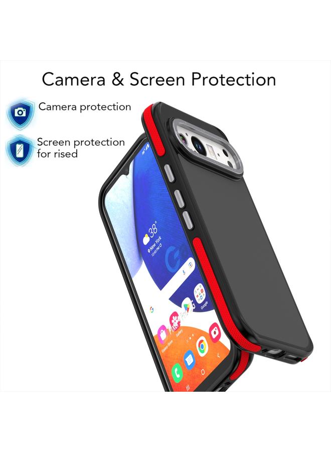 Zaboon Case For Google Pixel 9 / 9 Pro Dual-Color Skin Feel Shockproof Phone Case - Image 4