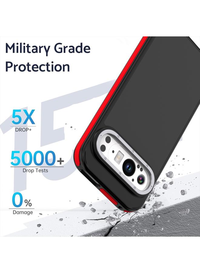 Zaboon Case For Google Pixel 9 / 9 Pro Dual-Color Skin Feel Shockproof Phone Case - Image 3