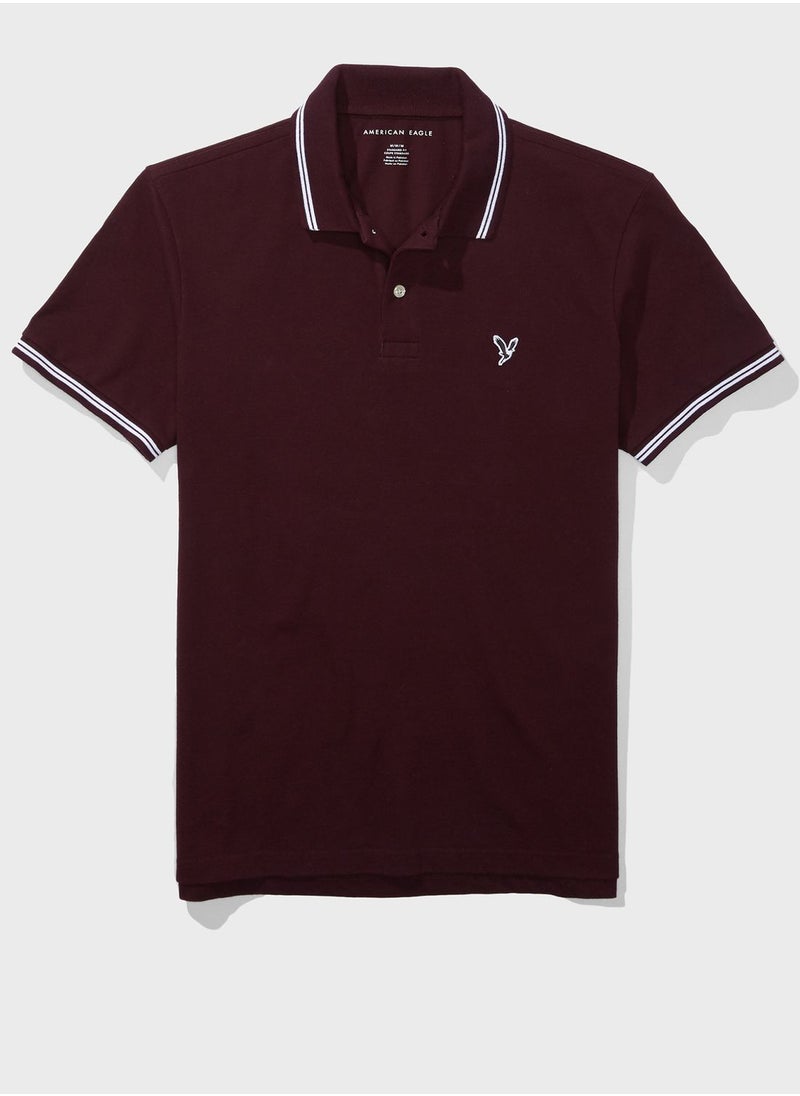 American Eagle - Logo Pique Polo - Image 1