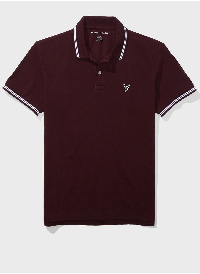 American Eagle - Logo Pique Polo - Image 1