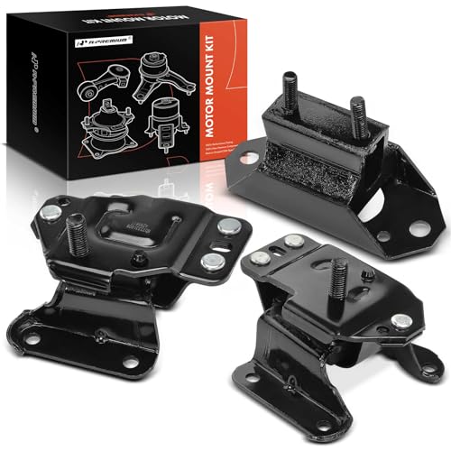 A-Premium 3PCS Engine Motor Mount and Transmission Mount Kit Compatible with Ford Mustang 1995 3.8L, Automatic Transmission - Image 1