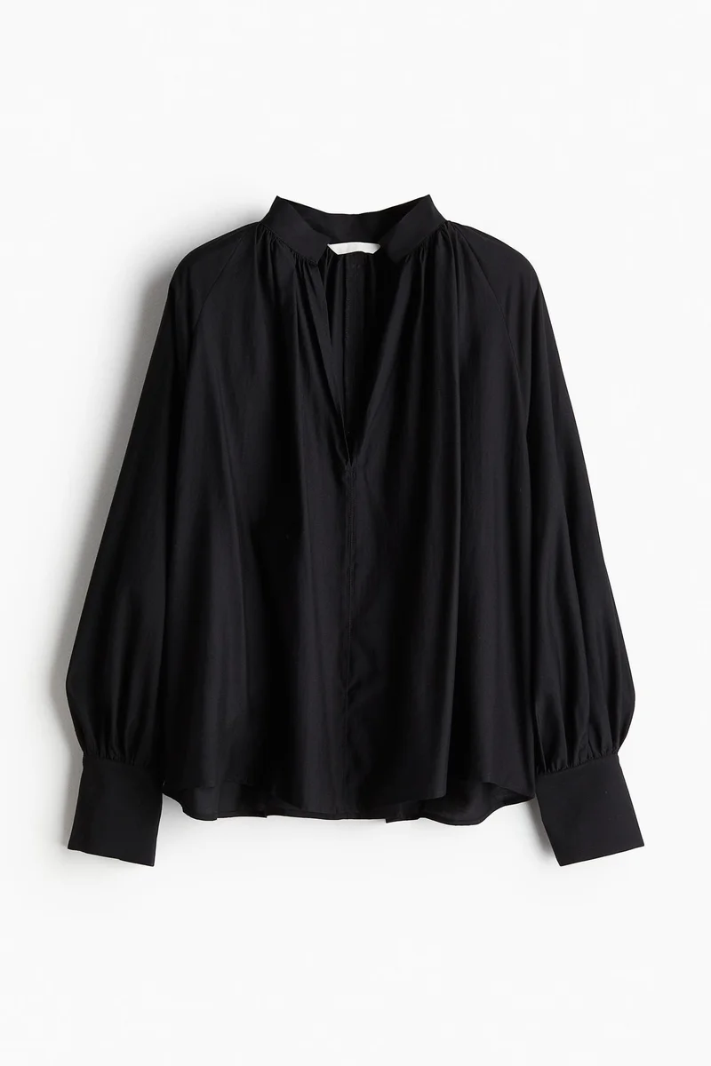 H&M Balloon-Sleeved Blouse
