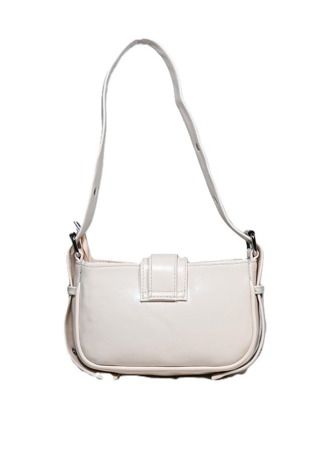 Donicy Glossy Vintage Sling, Soft Box Sling, Buckle Women Bag, Mini Ladies Bag - Image 4