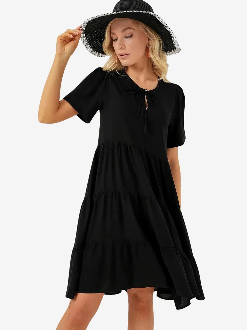 Others - invalid brand BDART Crew Neck Mini Dress with Bow Tie