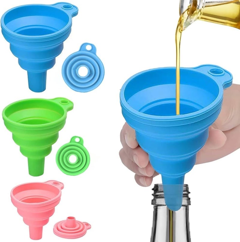 Jyot Creation 100ML Oil Sprayer Bottle for Cooking Baking Roasting Grilling FoodGrade Oil Mister Glass Spray Bottle for Kitchen with Silicone Oli Brush or Spatula With Silicone Funnel Pack Of 4 - Image 3