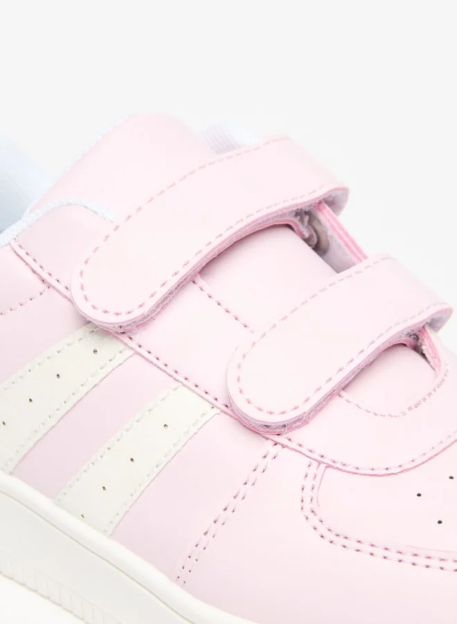 فلورا بيلا من شو إكسبرس Girls Panelled School Shoes With Hook And Loop Closure