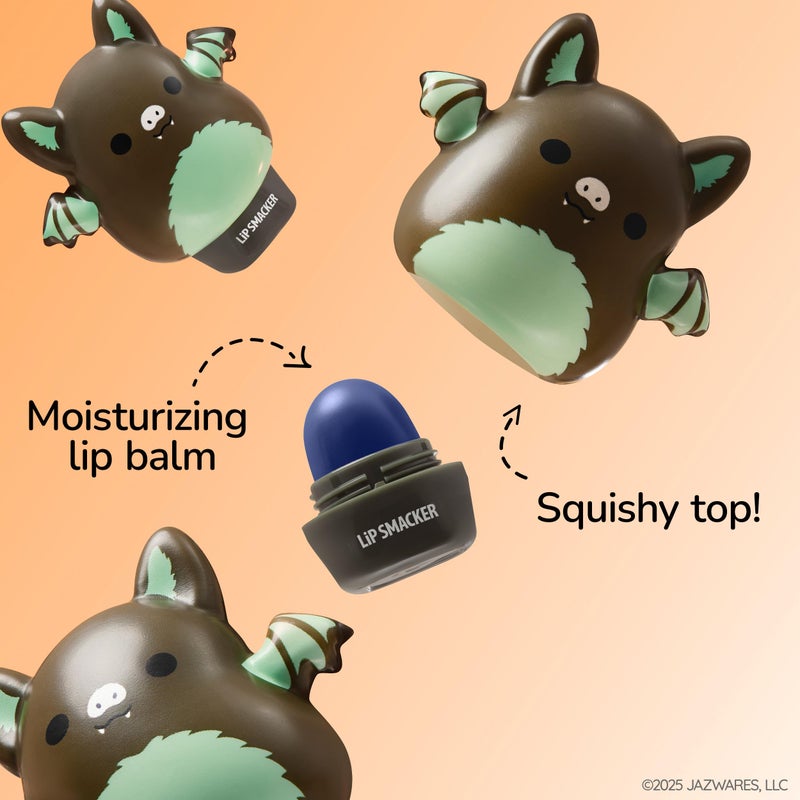 Lip Smacker Squishmallows Moisturizing Lip Balm, Fun Soft Squishy Collectible Top, Blackberry Flavored Hydration - Aldous - Image 3