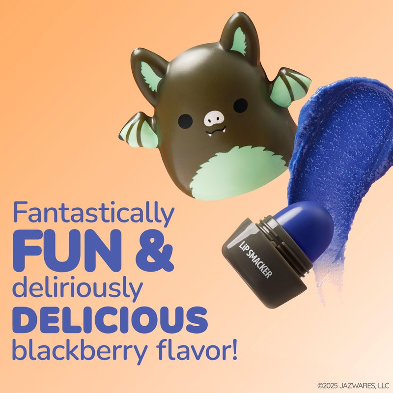 Lip Smacker Squishmallows Moisturizing Lip Balm, Fun Soft Squishy Collectible Top, Blackberry Flavored Hydration - Aldous - Image 2