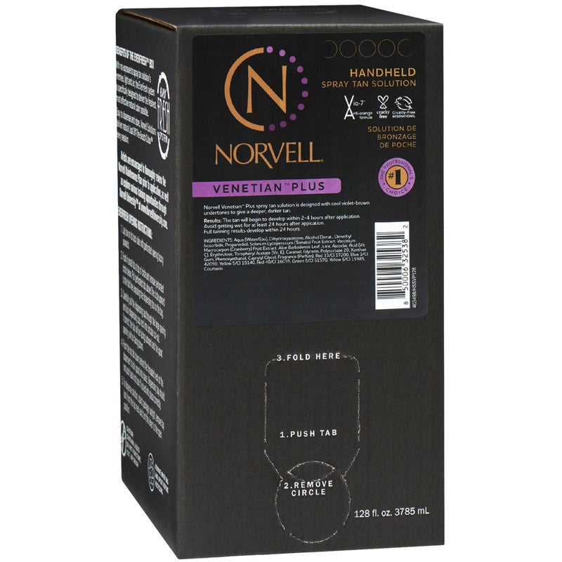Norvell Premium Sunless Tanning Solution  Venetian Plus 128 Fl Oz