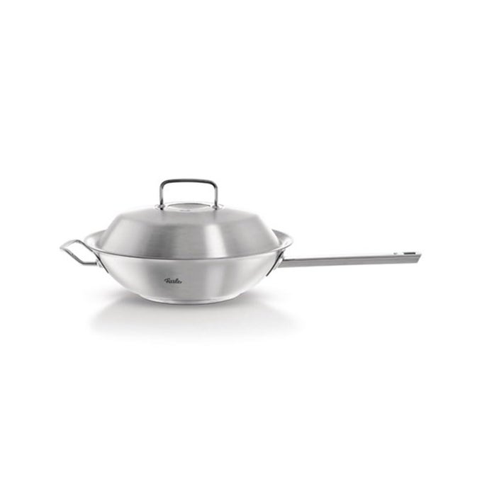 ORIGINALPROFI COLLECTION STAINLESS STEEL 12 INCH 43 QUART WOK WITH HIGH DOME METAL LID