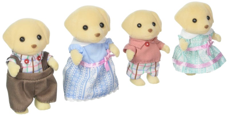 Calico Critters Calico Critters Yellow Labrador Family, Dolls, Dollhouse Figures, Collectible Toys  - Image 1