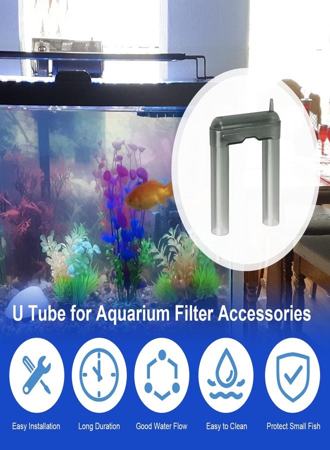 HEBRAR Aquarium Filter Intake Extension Tube, U Tube Compatibility with Aquaclear Power Filter 70 110, for Aquaclear Intake Tube Keeps Water Crystal Clear,Replacement Tube Aquarium Filter Accessories - Image 4