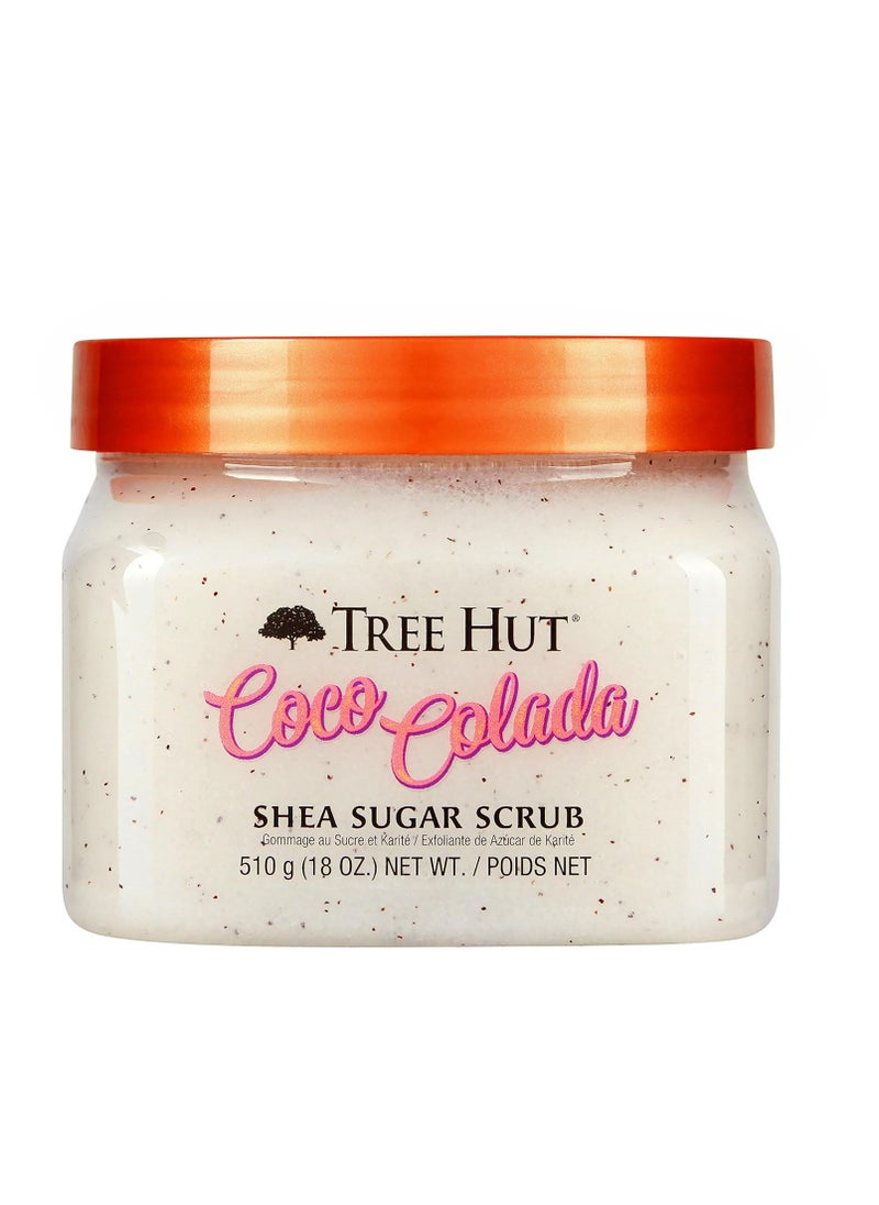 Tree Hut Tree Hut Shea Sugar Scrub Coco Colada, 18 oz, Ultra Hydrating and Exfoliating Scrub for Nourishing Essential Body Care  - Image 1