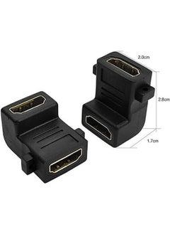 Wozlo HDMI Female to Female Adapter 90 Degree Panel Type HDMI Extension L Type Converter Elbow  - Image 5