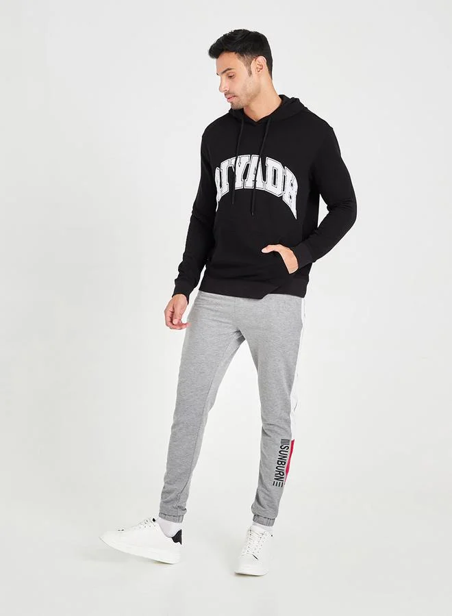 Styli Riyadh Graphic City Print Oversized Hoodie