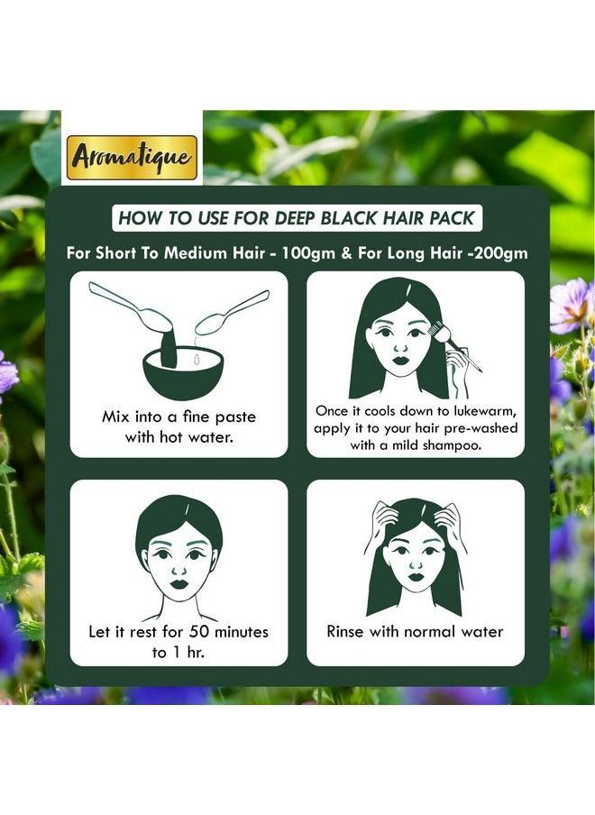 AROMATIQUE Indigo Powder For Hair Blacknatural Hair & Beard Dye Herbal Indigo Powder For Natural Hair Coloring Protects Hair From Damage 250Gms…  - Image 3