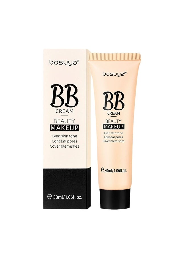 BOSUYA BB Cream, Moist the Skin BB Cream, Nourishing Lightweight Waterproof BB Cream, Natural Foundation, Full Coverage Matte Concealer 30ml，#360 DEEP - Image 1