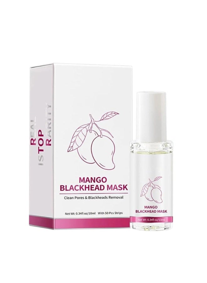 RtopR Mango Blackhead Remover Mask Deep Cleans Pores Acne Treatment Serum Nose Mask
