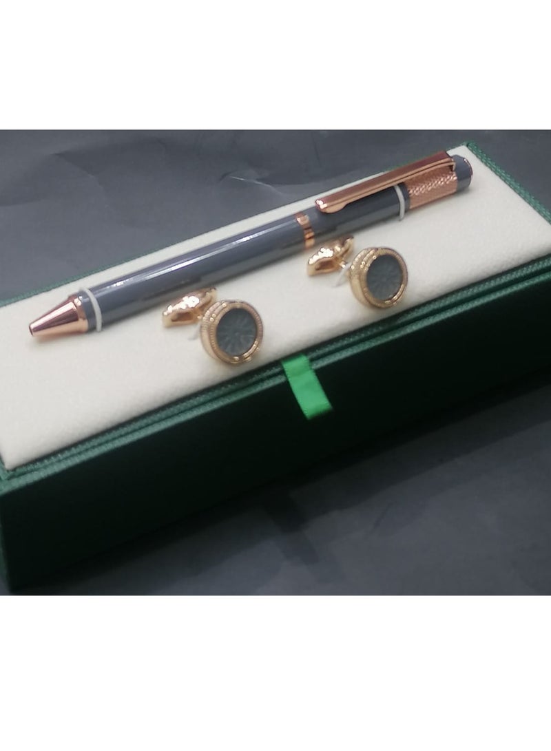 طقم قلم وكبك درجة اولى رجالي