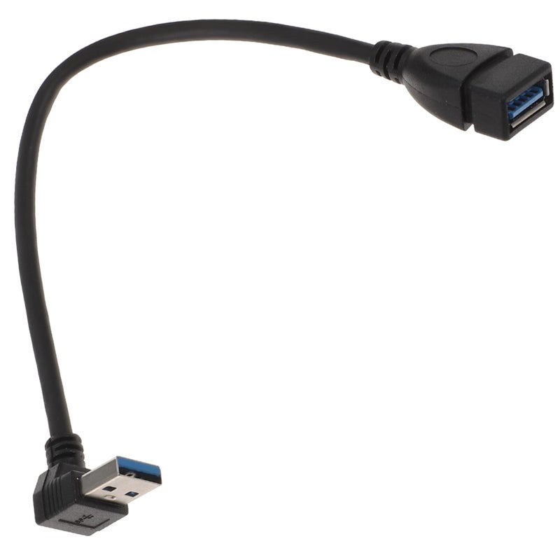 90 Degree Upward Angle USB Extension Cable Male To Female For Charging Data Transfer - Image 2