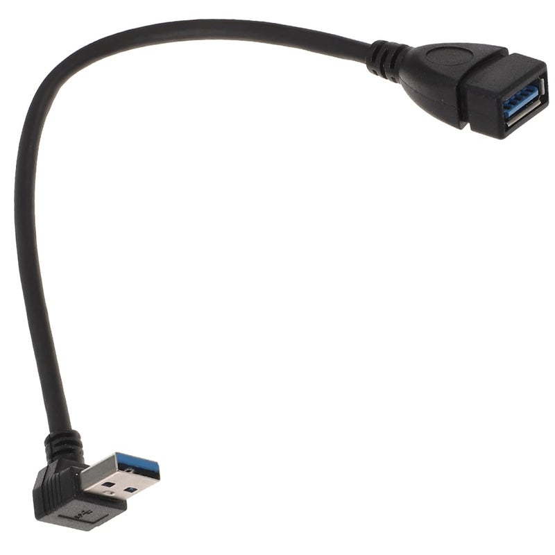 90 Degree Upward Angle USB Extension Cable Male To Female For Charging Data Transfer - Image 1