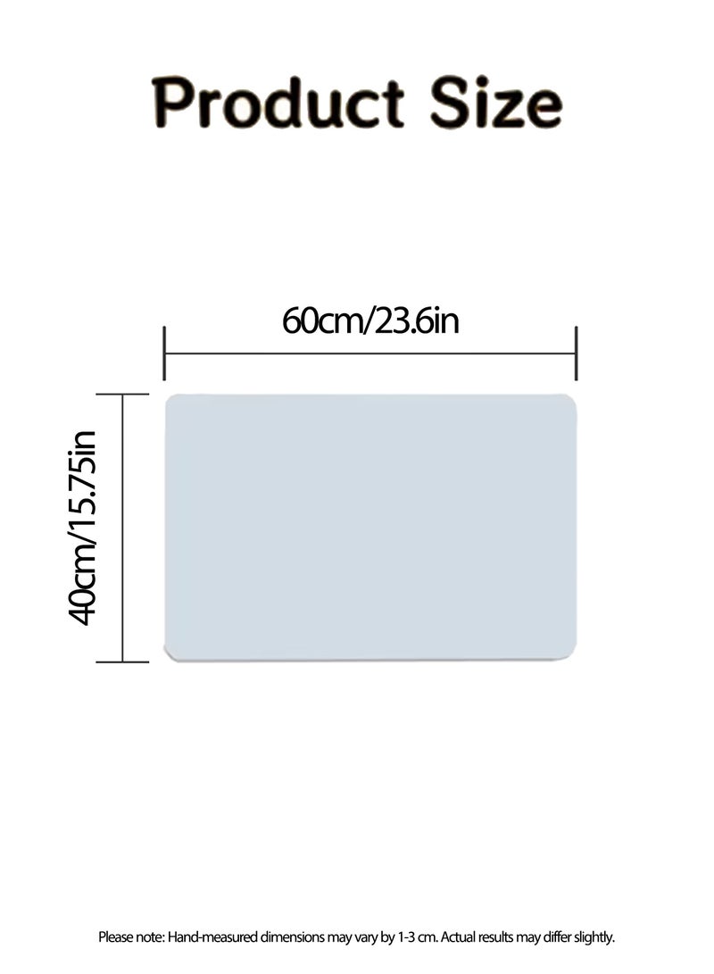 سجادة أرضية مطبخ، 40 × 60 سم/16 × 23 بوصة سجادة بريميوم، سجادة مانعة للانزلاق ماصة لواجهة الحوض، سجادة حمام ومطبخ مقاومة للماء، وسادة مضادة للتعب للغرف والمنزل والمكتب سهلة التنظيف - Image 2