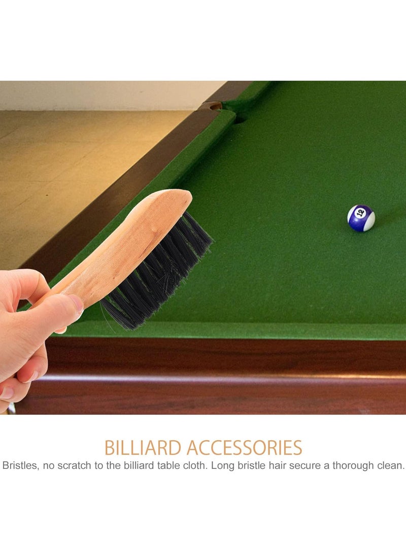 GGOOT Billiards Pool Table and Rail Brush with Billiard Cue Shaft Slicker Snooker Cloth Cleaner - Image 3