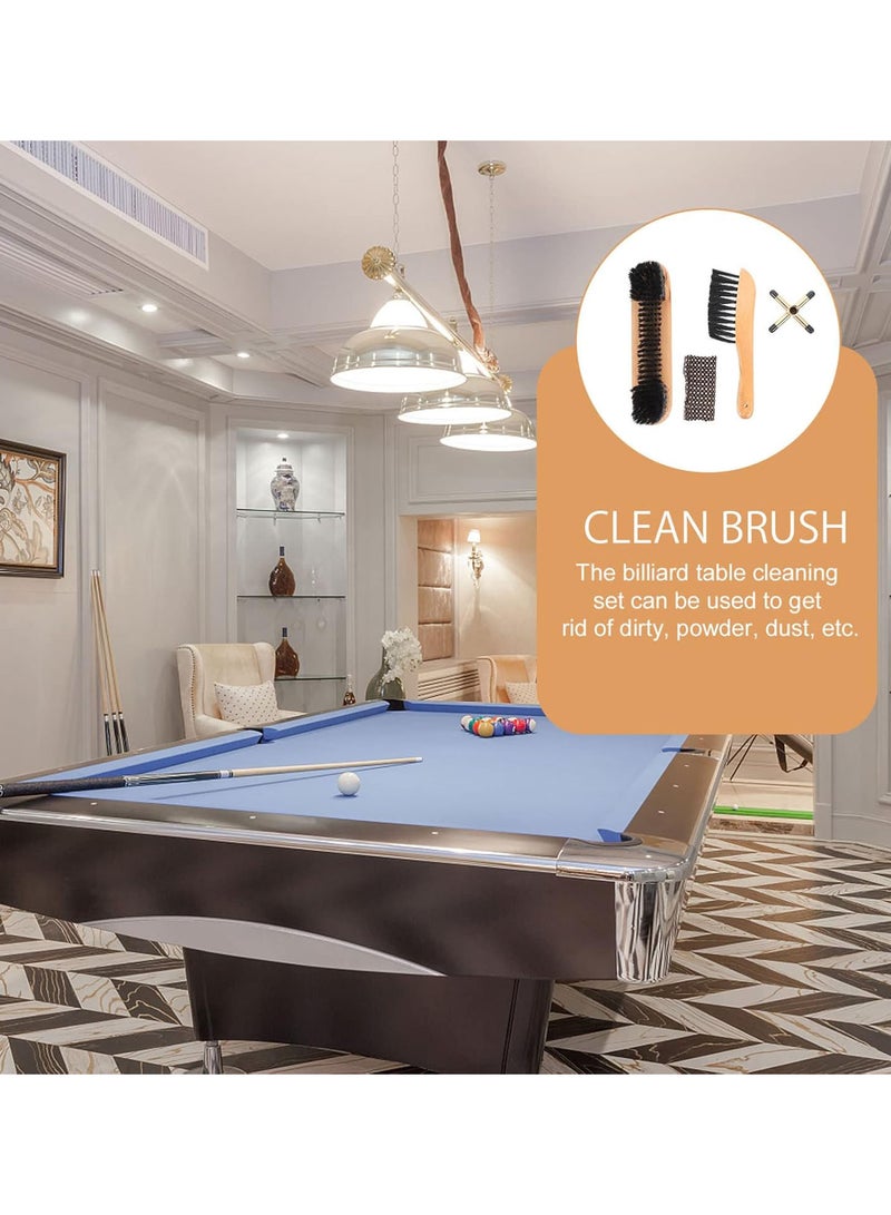 GGOOT Billiards Pool Table and Rail Brush with Billiard Cue Shaft Slicker Snooker Cloth Cleaner - Image 5