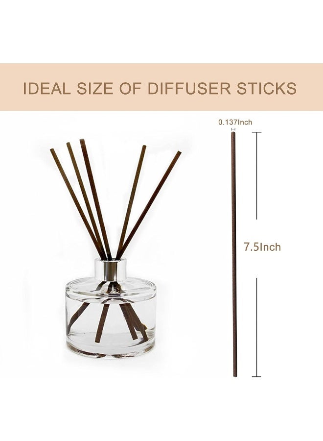 HOSSIAN HOSSIAN 50pcs Reed Diffuser Sticks - Wood Rattan-Reed Sticks -Essential Oil Aroma Diffuser Sticks- Spa-Aromatherapy  - Image 3