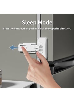 Generic Child Proof Refrigerator Lock,White Fridge Door Lock for Kids,Babies & Pets No Drill Installation,Multi-Device Kit (3 Pack)  - Image 5