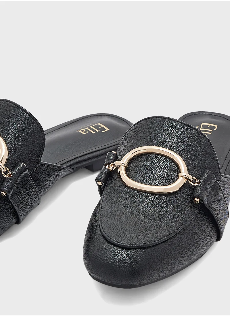 ELLA Oval Trim Detail Slip On Shoe