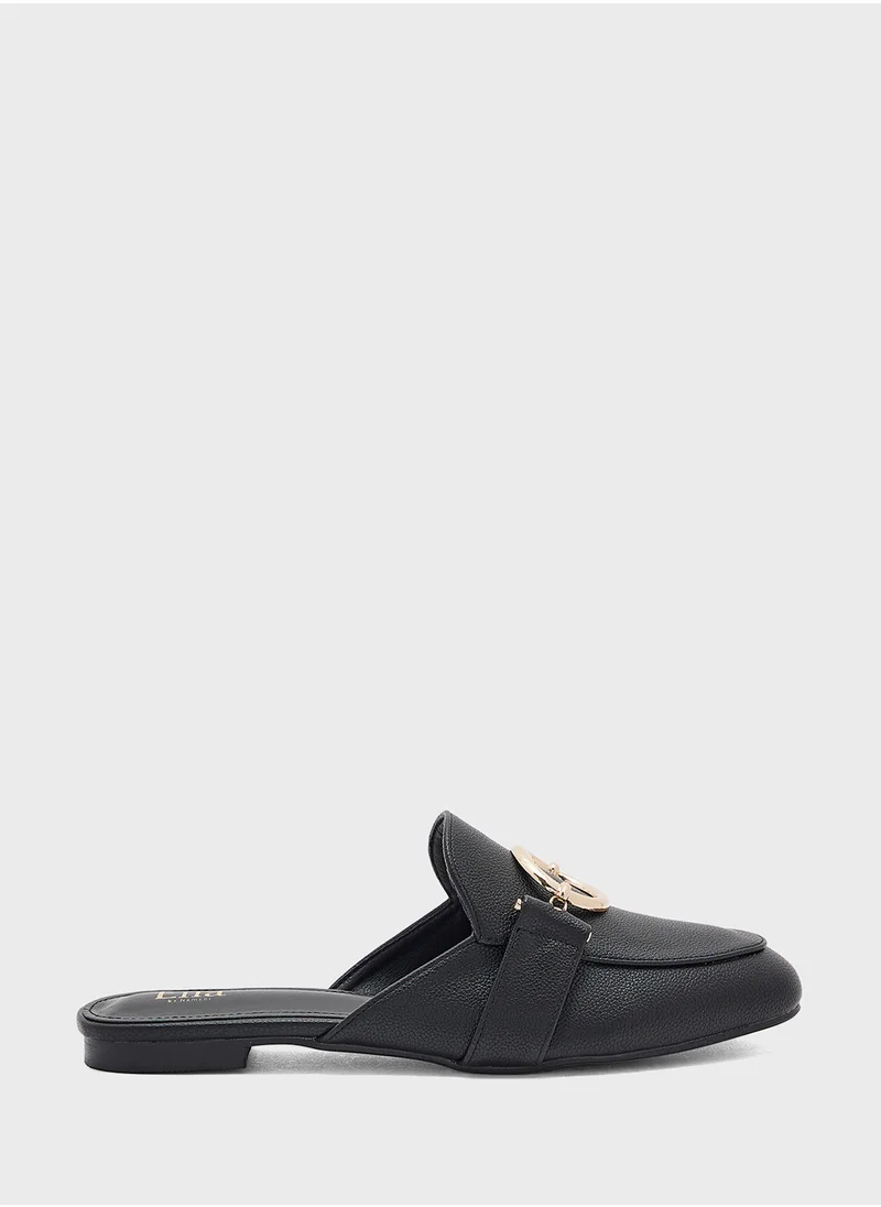 ELLA Oval Trim Detail Slip On Shoe