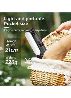 Generic Stable Selfie Stick Tripod with Fill Light, 44 Inch Extendable Selfie Stick with Wireless Remote and Tripod Stand 360 Rotation for iPhone 15/14/13/12/11 Pro/XS Max/XS/XR/X/8/7, Samsung and Smartphone  - Image 2
