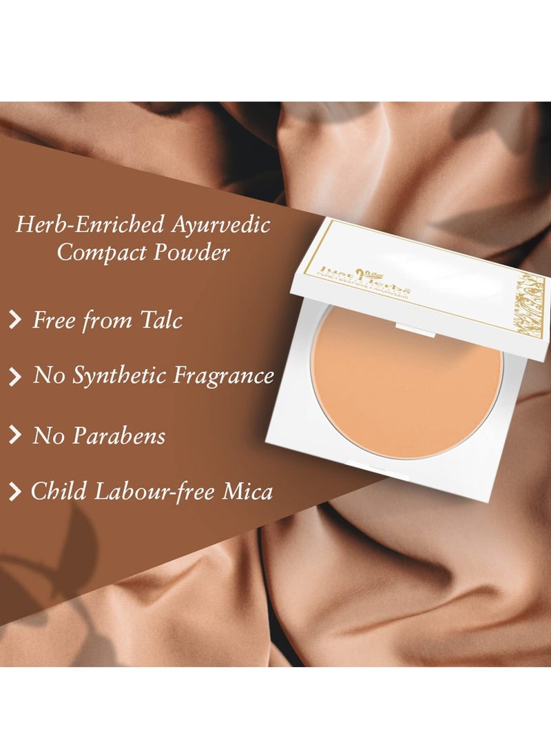 Just Herbs Just Herbs Compact Powder Mattifying Hydrating With SPF 15 9gm  - Image 4