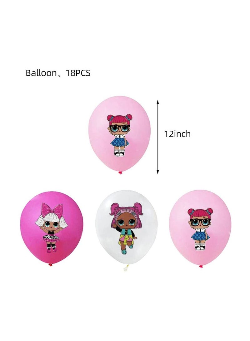 هايلاند بالونات ال او ال لتزيين اعياد الميلاد ، لافتة علوية للكيك للبنات - Image 4