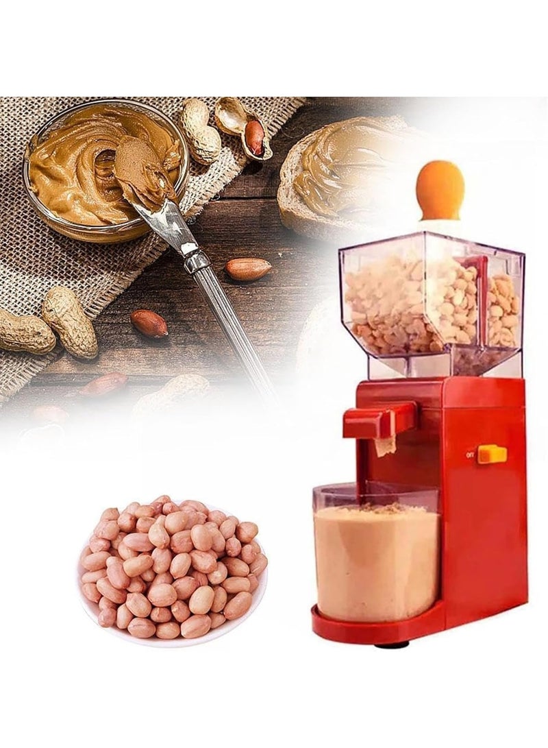Electric Peanut Butter Maker Machine, Nut Butter Grinder for Almond Cashew Sesame, Large-Capacity Grain Grinder, Home & Commercial Nut Processor with Non-Slip Base - Image 3
