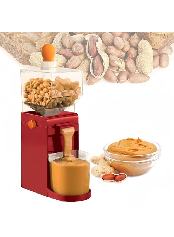 Electric Peanut Butter Maker Machine, Nut Butter Grinder for Almond Cashew Sesame, Large-Capacity Grain Grinder, Home & Commercial Nut Processor with Non-Slip Base - Image 1